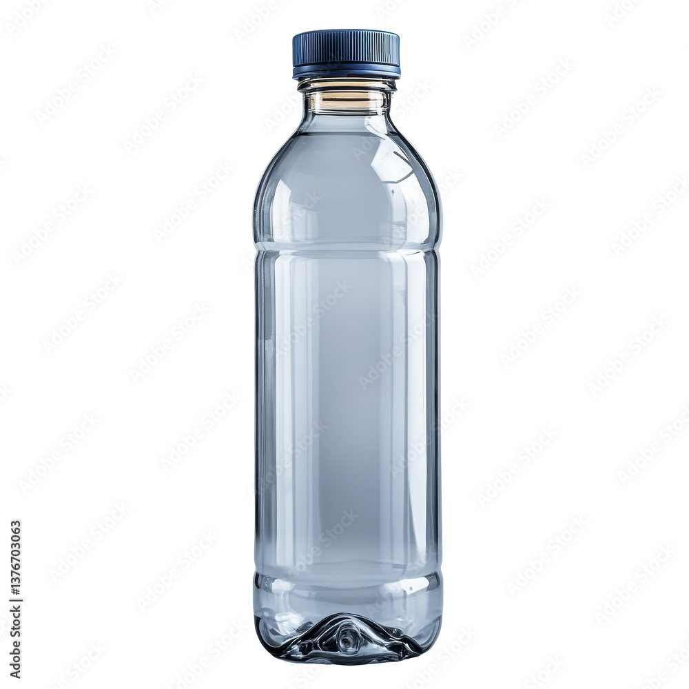 Clear plastic water bottle isolated on white background.PNG Clear plastic water bottle isolated on white background.PNG