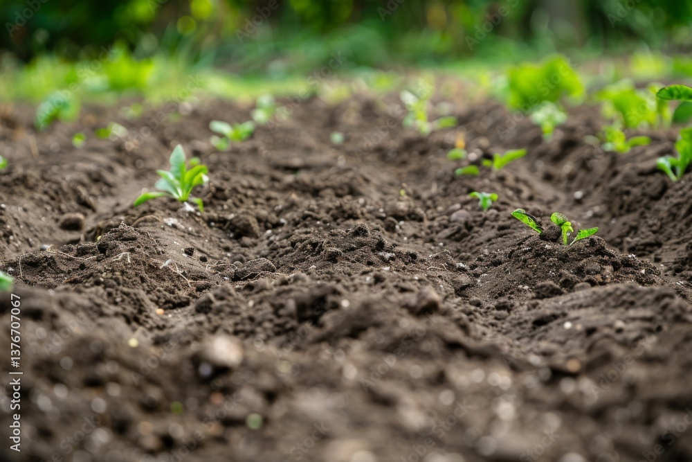 Preparing soil for planting plants Preparing soil for planting plants