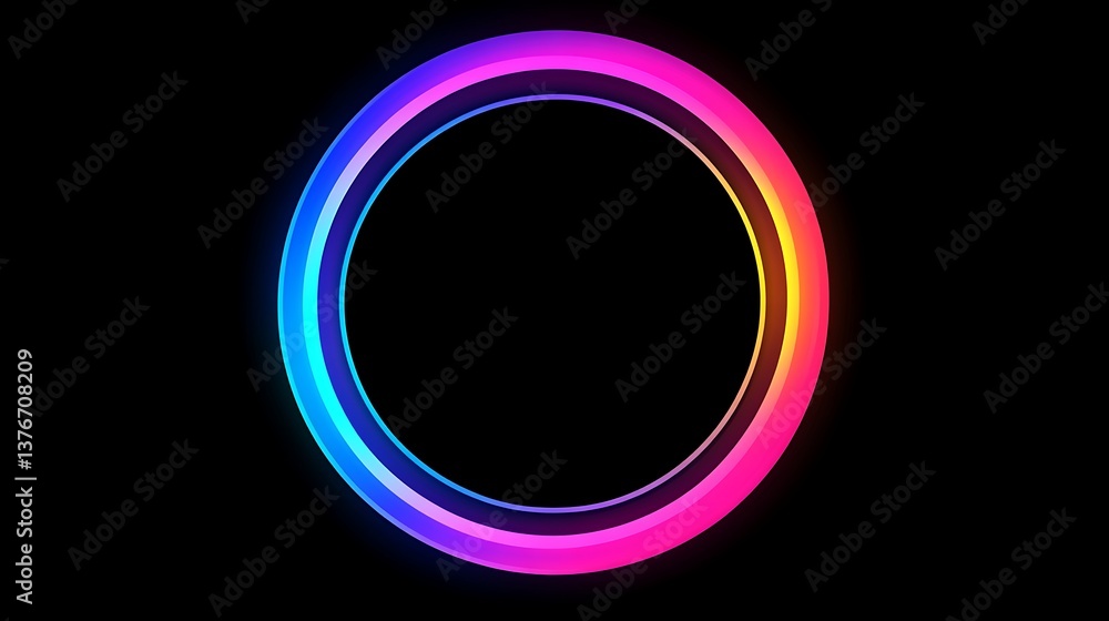 A circular logo outline with no content inside A circular logo outline with no content inside