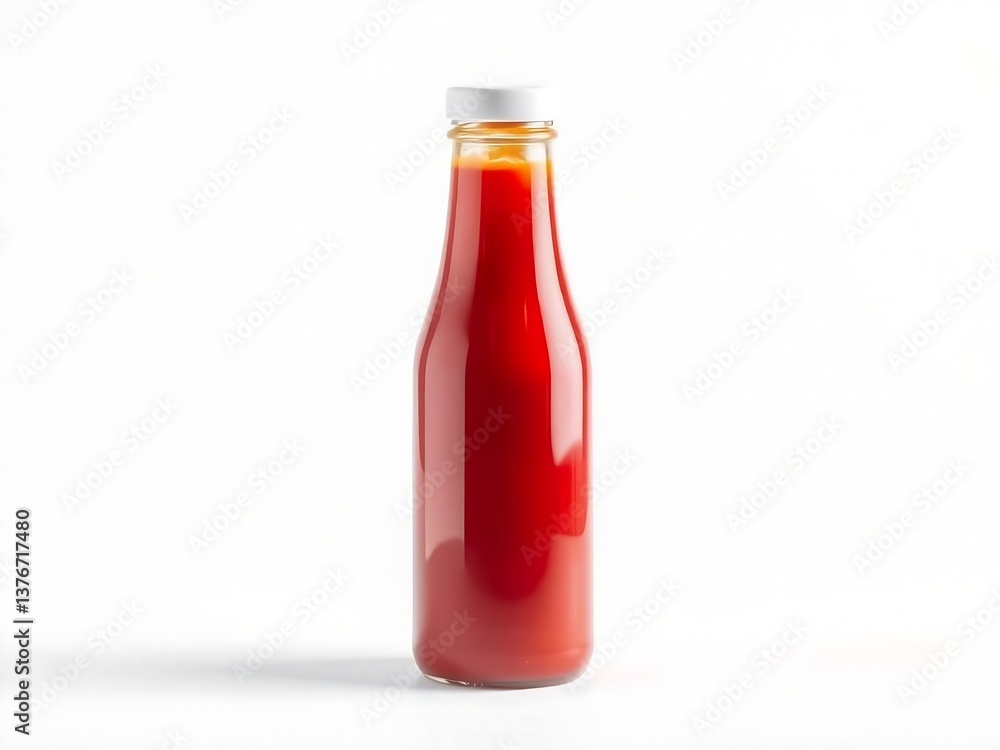 Classic Glass Bottle of Tomato Ketchup Classic Glass Bottle of Tomato Ketchup