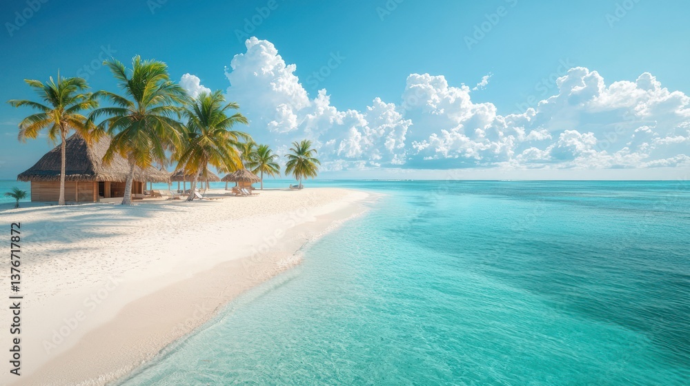 Fototapeta premium Tropical island paradise