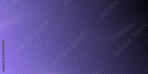 Digital abstract pattern with purple waves and dots creating a modern design aesthetic
