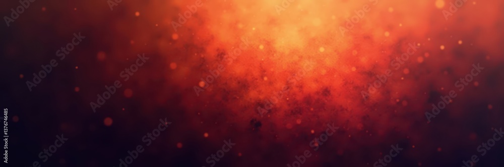 Fototapeta premium Fiery abstract particle haze overlay backdrop