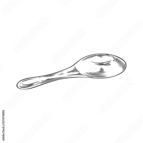 Fondue equipment vector ink sketch, engraved hand drawn stainless appliance, fondue cooking utensil to extinguish candle