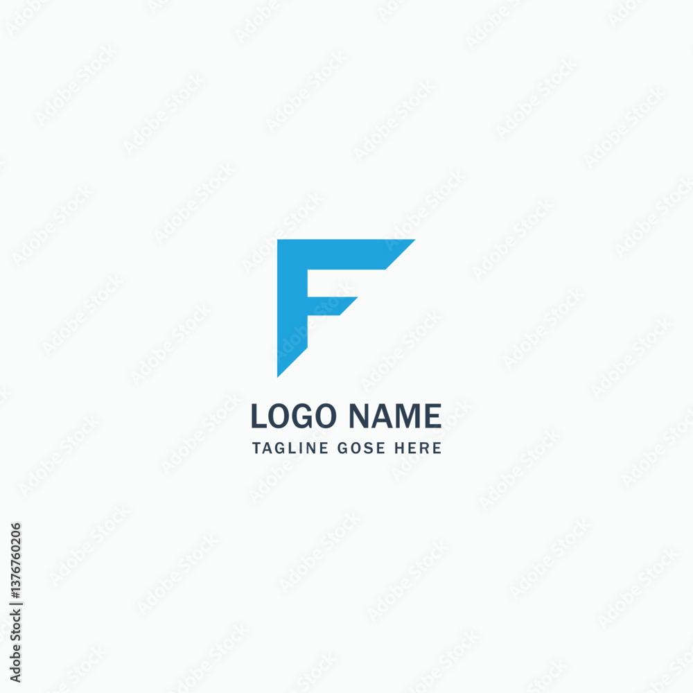 Wavy letter f logo Wavy letter f logo