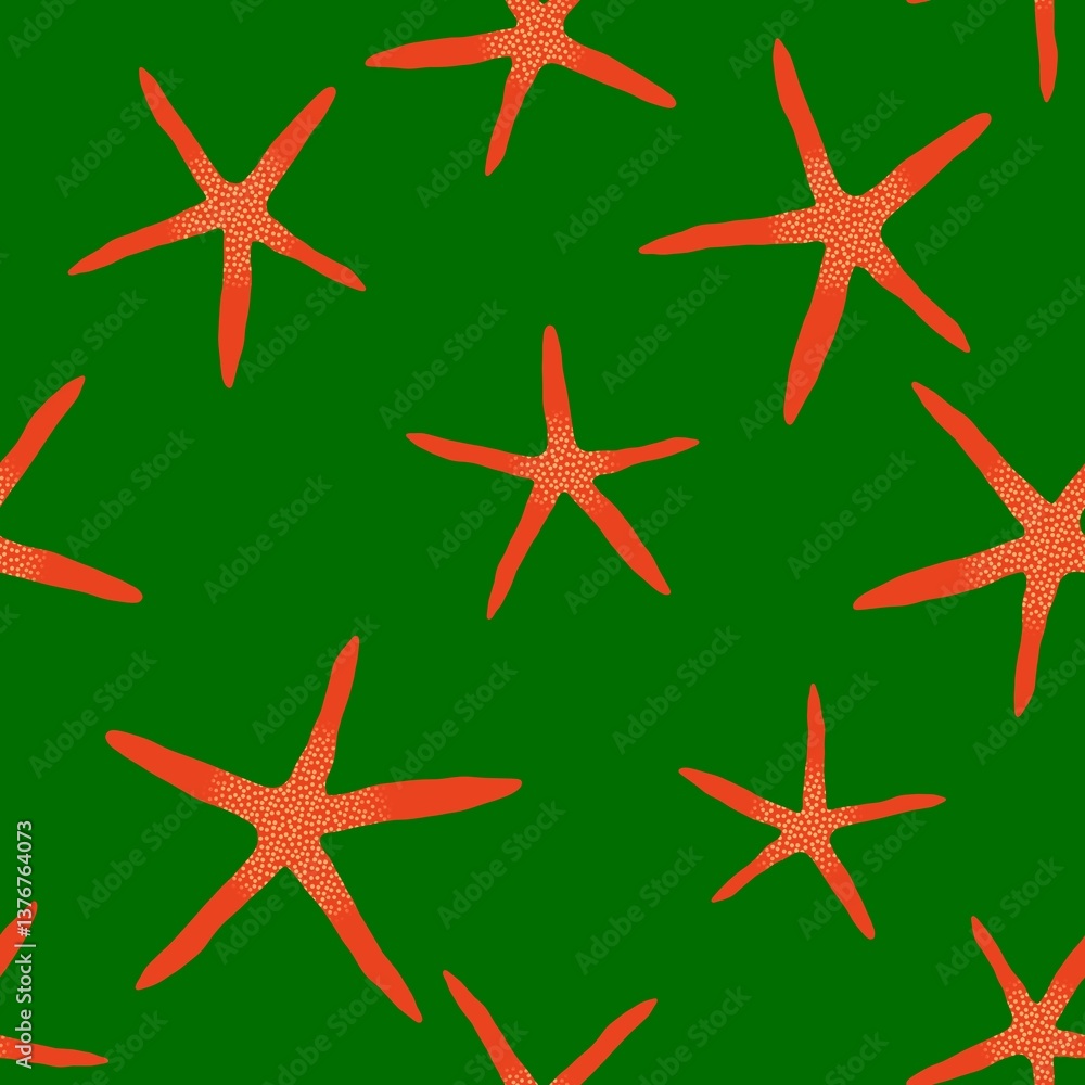 Ocean animals seamless sea starfish pattern for wrapping paper and fabrics and kids clothes print Ocean animals seamless sea starfish pattern for wrapping paper and fabrics and kids clothes print