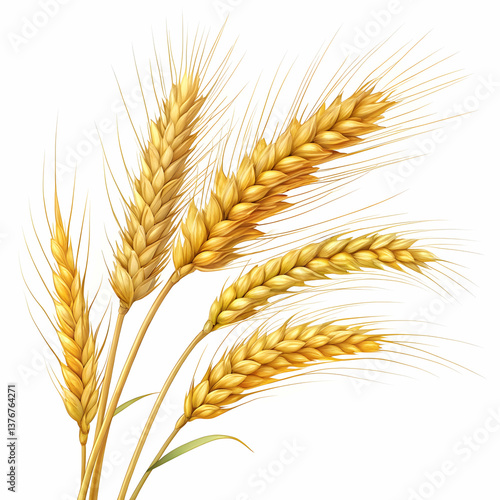 Realistic Wheat Composition