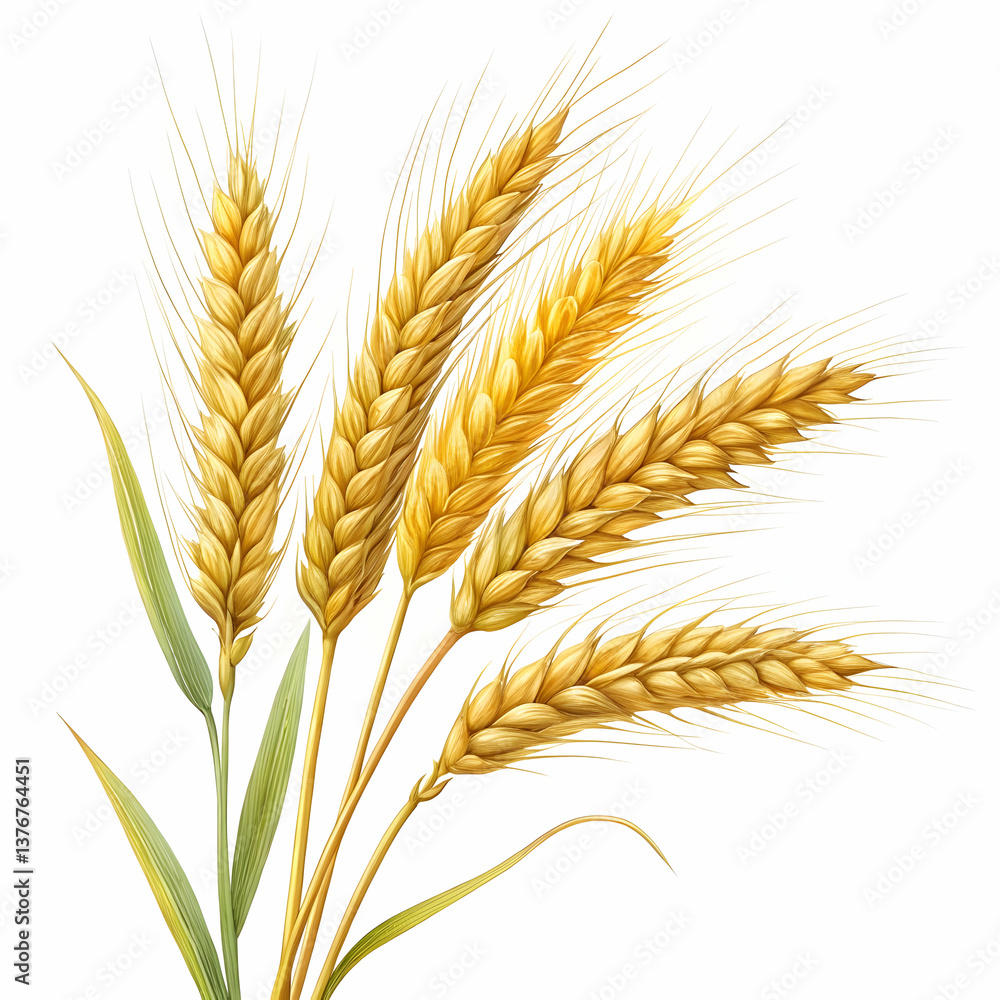 Realistic Wheat Composition Realistic Wheat Composition