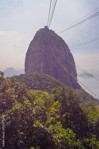 Obraz na płótnie Pao de Acucar, Zuckerhut, Sugarloaf, Rio de Janiero, Brasilien, w salonie
