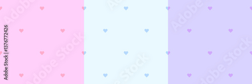 Cute heart seamless wallpaper background