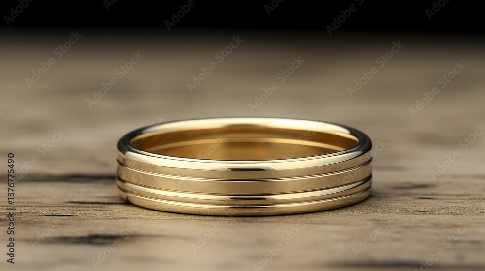 A photo of a minimalist stacking ring. A photo of a minimalist stacking ring.