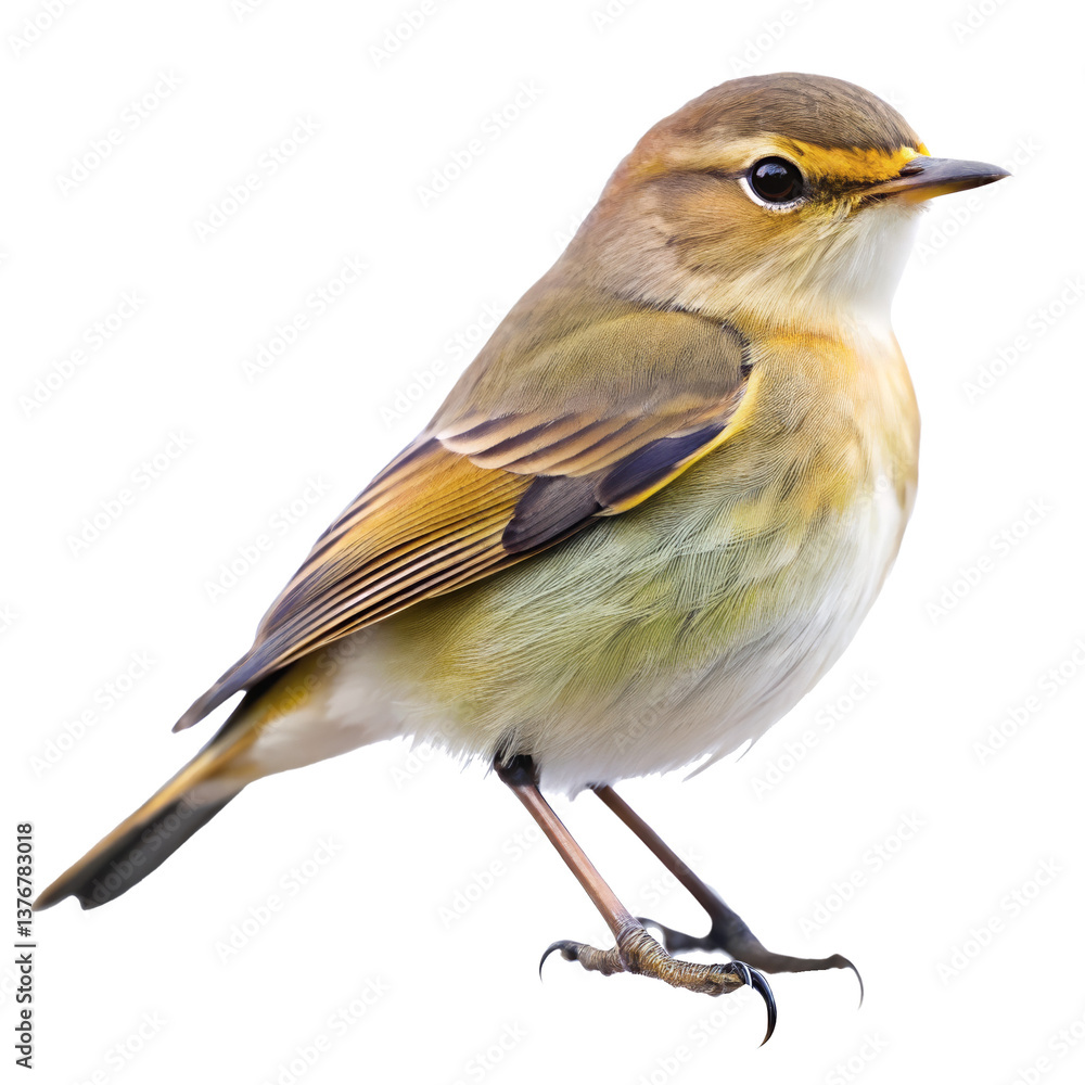 Fototapeta premium chiffchaff png, transparent background