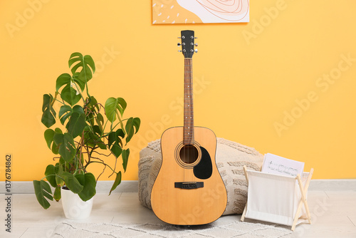 Acoustic guitar, beautiful ...