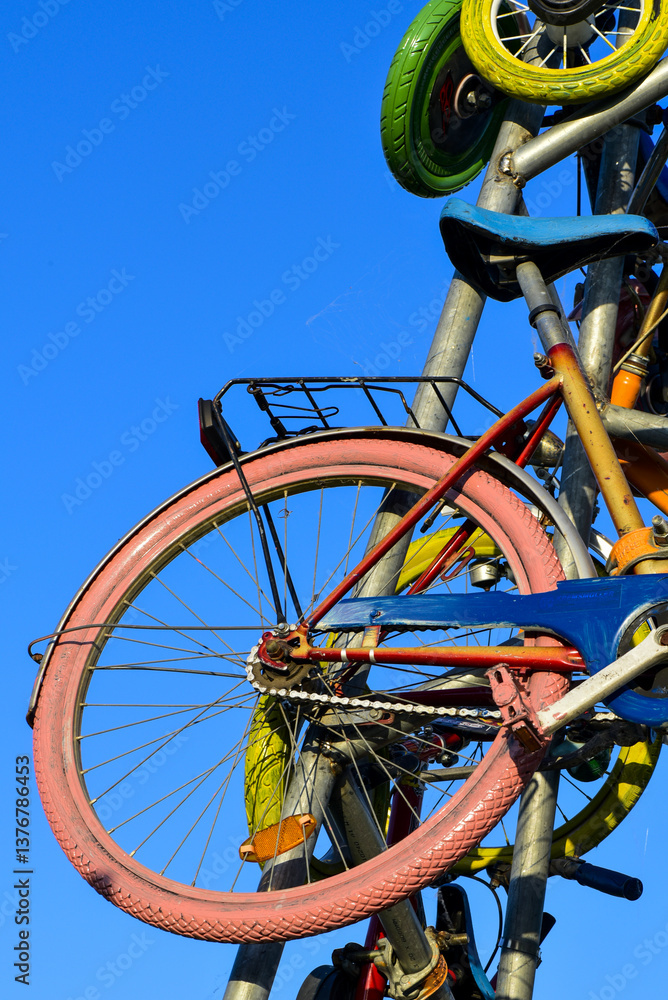 Fahrrad, Burgenland, Österreich, Neusiedlersee Seewinkel