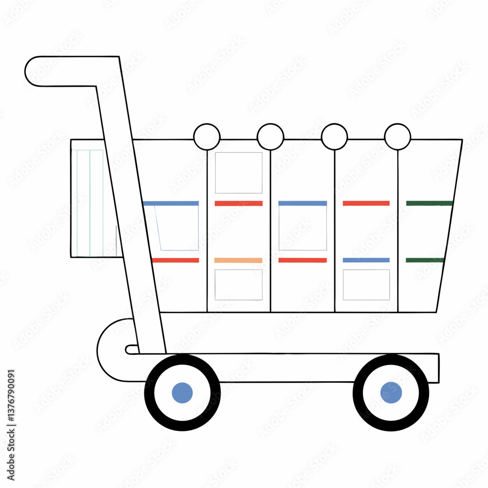 bold gorgeous Isometric shopping cart. Clean lines, symmetrical design, flat color. Scalable minimal design. VECTOR FORMAT with Scalable Design. crisp bold gorgeous Isometric shopping cart. Clean lines, symmetrical design, flat color. Scalable minimal design. VECTOR FORMAT with Scalable Design. crisp