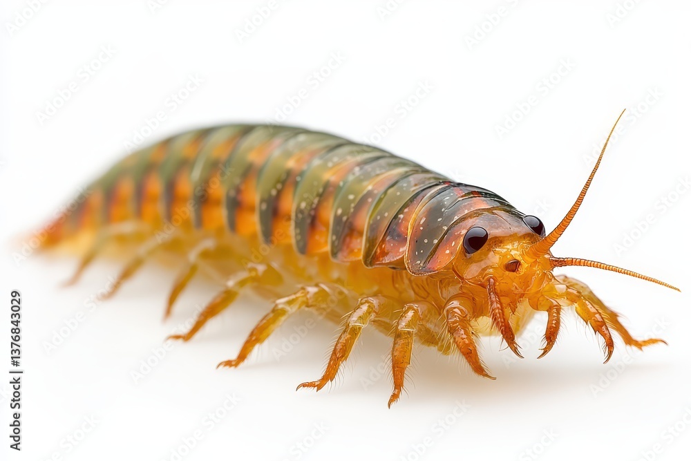 Insect with unique coloration and structure Insect with unique coloration and structure