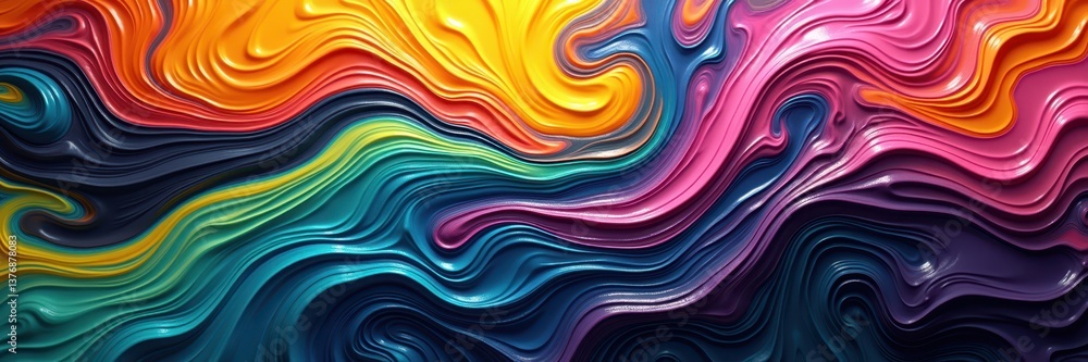 Abstract Gradient Swirls and Fluidity Texture Abstract Gradient Swirls and Fluidity Texture
