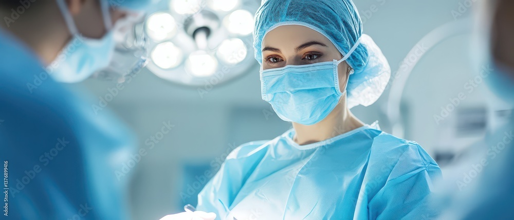 Surgeons operate in a sterile setting Surgeons operate in a sterile setting