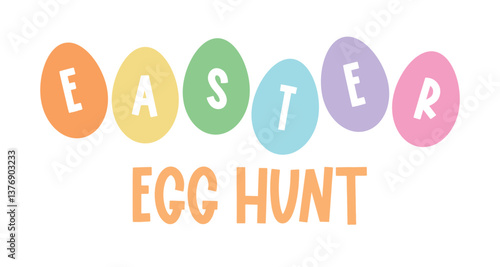 Easter Vector, Happy Easter, Easter Egg Hunt, Easter Graphic, Easter Sunday, Easter Eggs Illustration Background