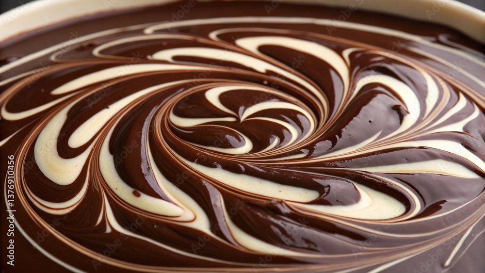 Chocolate detail, highlighting the dessert and sweet theme.
Chocolate detail, highlighting the dessert and sweet theme.