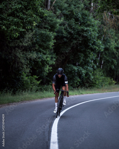 Wallpaper Mural A powerful professional cyclist. Torontodigital.ca