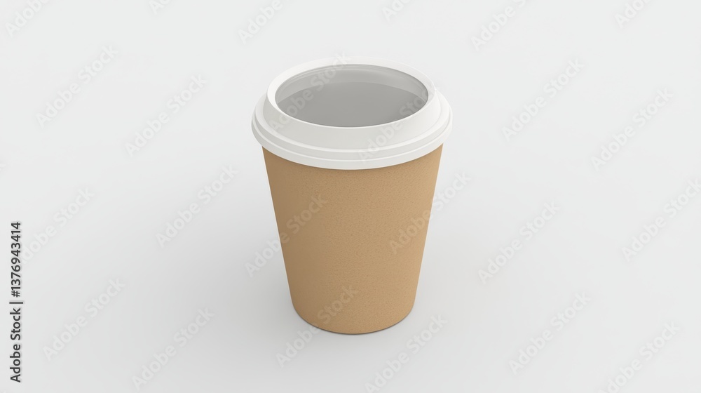 Brown Paper Coffee Cup Mockup Brown Paper Coffee Cup Mockup