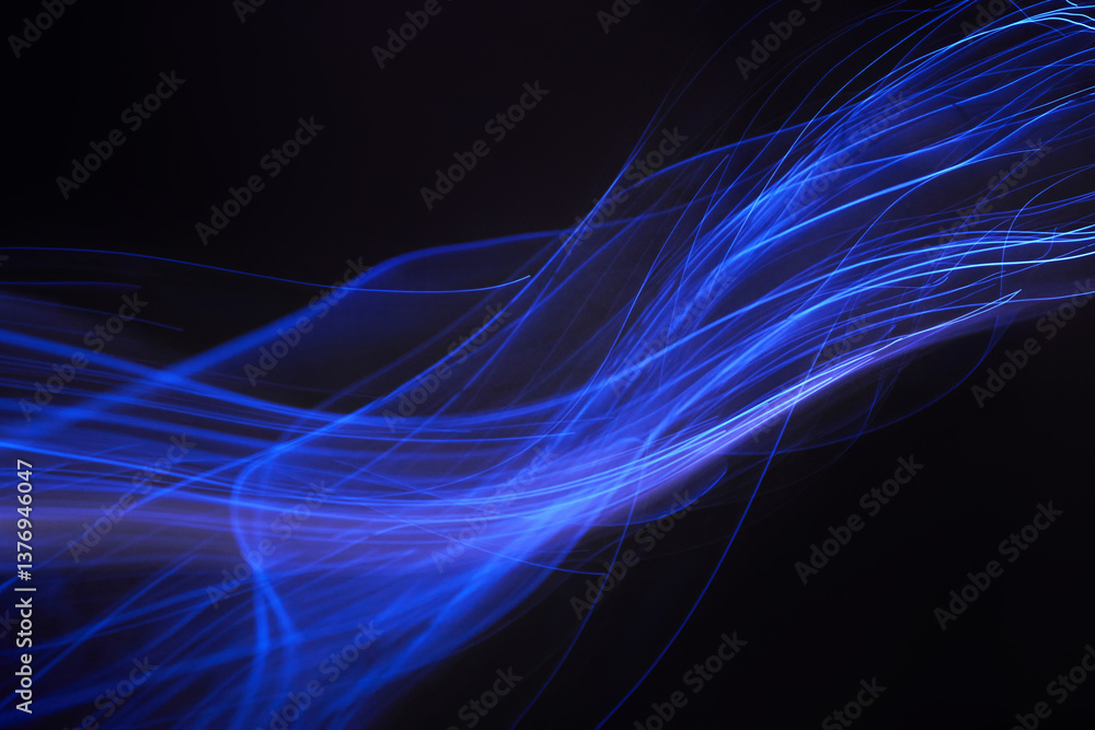 Sound wave frequency levels on black background Sound wave frequency levels on black background