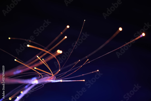 Radiant fiber optic network