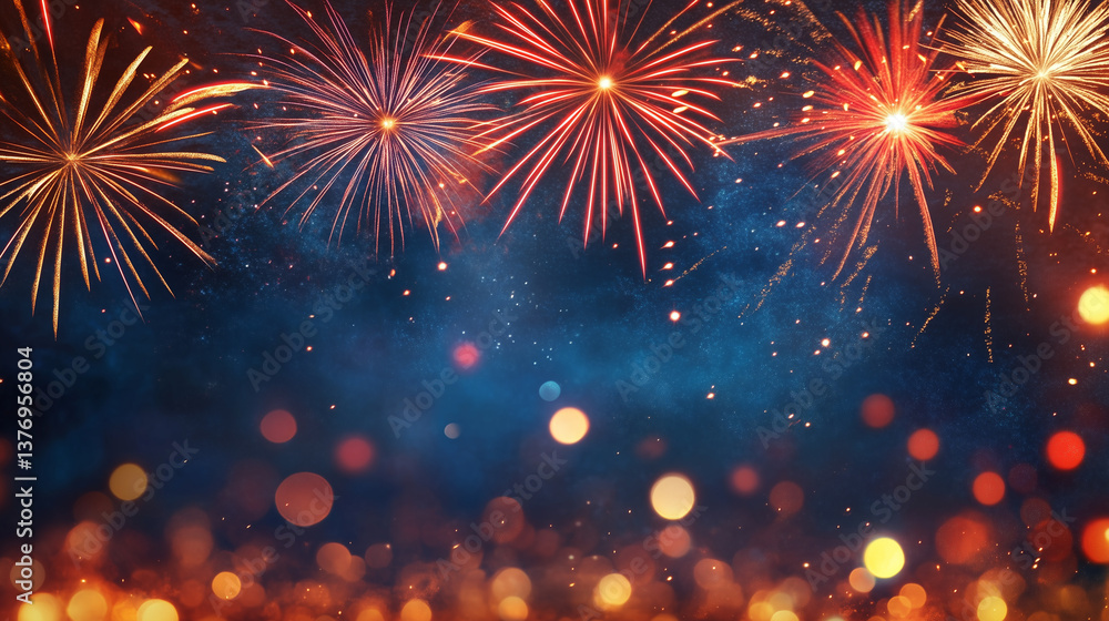 Obraz premium Independence Day in America 4th of July