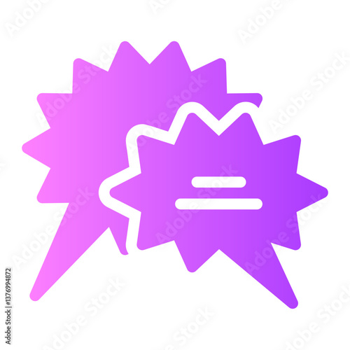 quarrel gradient icon