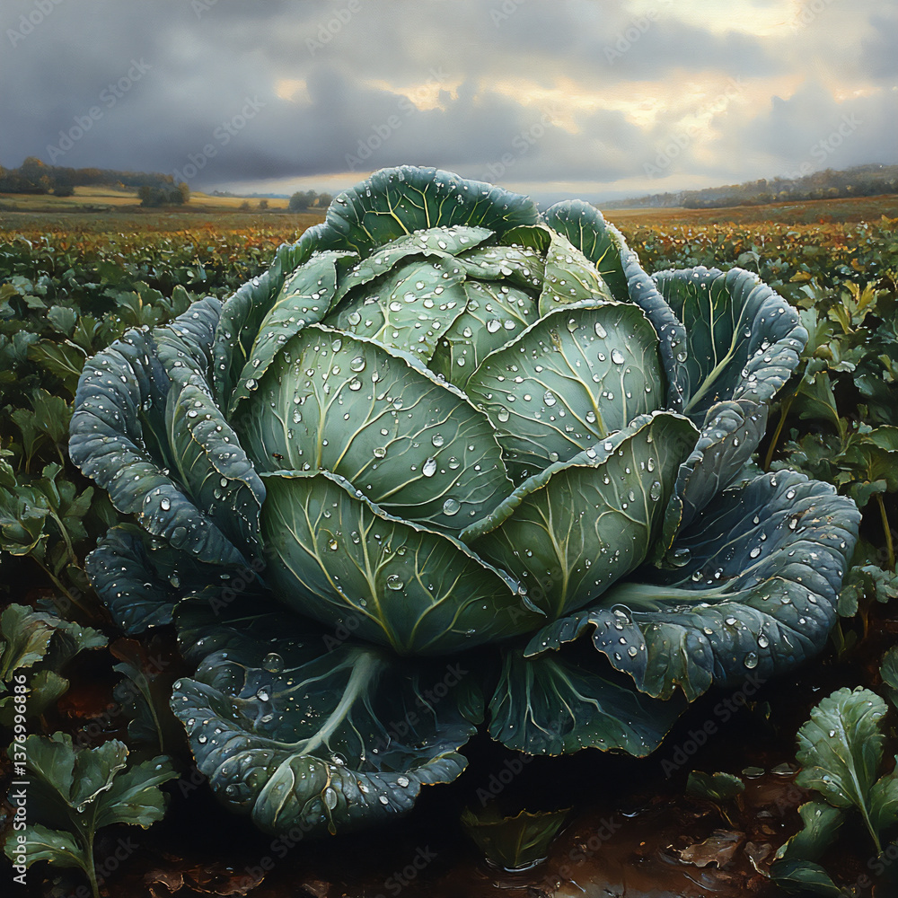 Fototapeta premium cabbage still life,