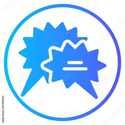 quarrel gradient icon