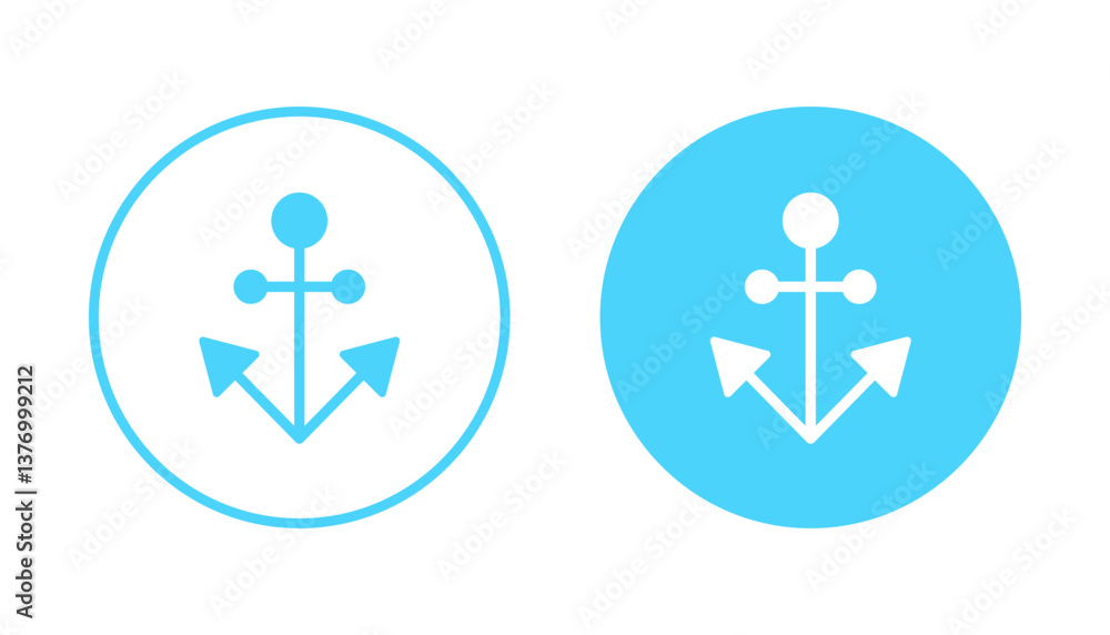Anchor icon vector. Anchor sign and symbol. Anchor marine icon. Anchor icon vector. Anchor sign and symbol. Anchor marine icon.