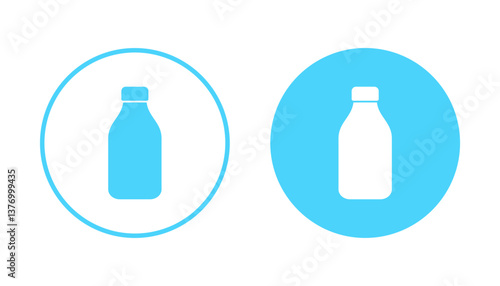 Bottle icon vector. bottle sign and symbol