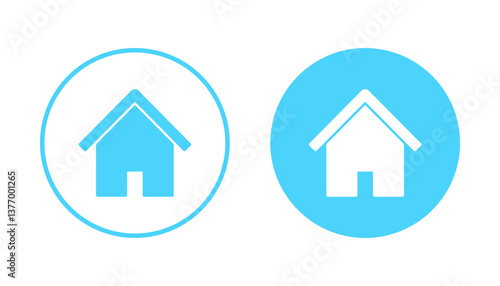 House icon vector. Home sign and symbol