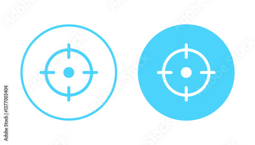 Target icon vector. goal icon vector. target marketing sign and symbol