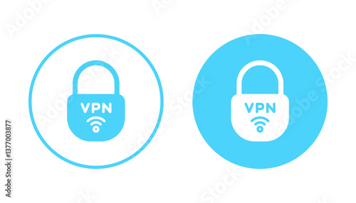 Vpn icon vector. Private network sign and symbol. virtual private network icon.