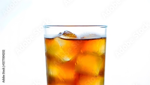 Wallpaper Mural Iced Tea with Ice Cubes: Refreshing, Cool Beverage for Summer Torontodigital.ca
