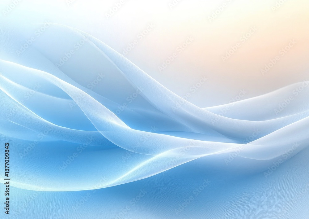 Blue Gradient Background with Glowing Curves and Waves Blue Gradient Background with Glowing Curves and Waves