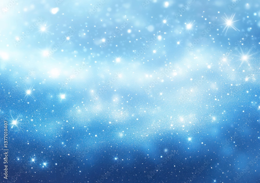 Rain and Cloud with Sparkling Bokeh Background Illustration in Soft Blue Rain and Cloud with Sparkling Bokeh Background Illustration in Soft Blue