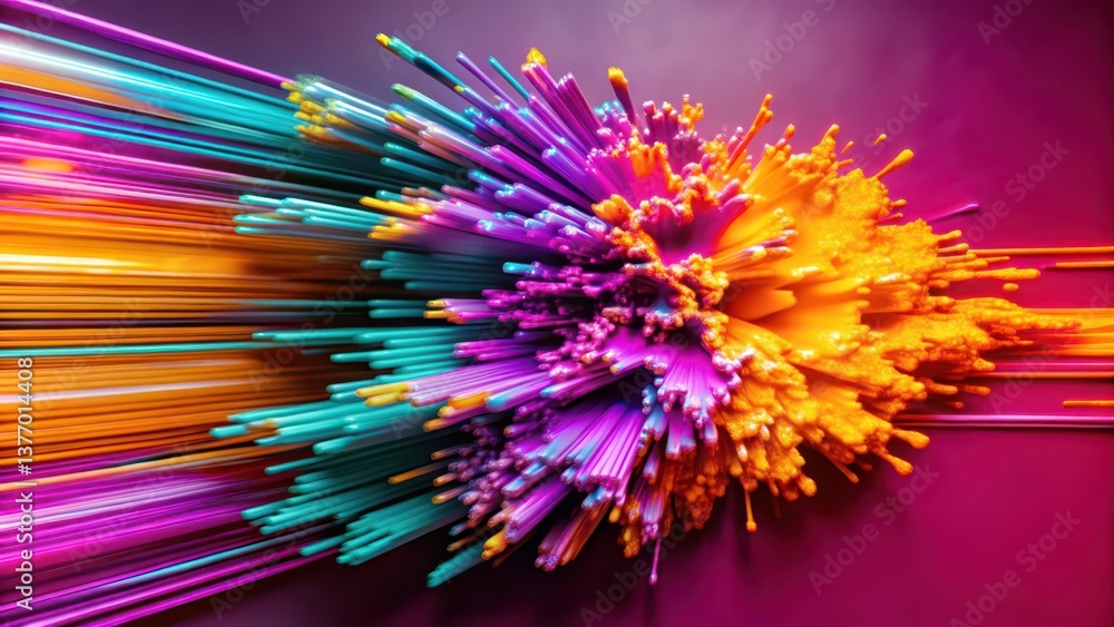 Obraz premium Abstract Colorful Explosion Background
