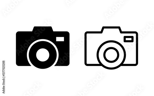 Camera icon vector illustration. photo camera sign and symbol. photography icon.