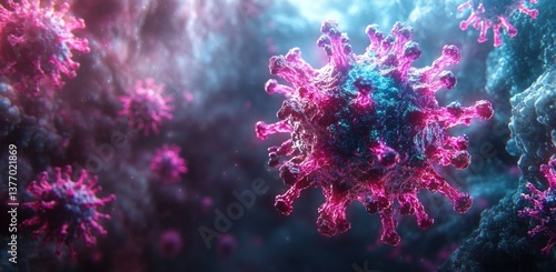 Wallpaper Mural Omicron Variant of COVID-19 and Its Impact on Health Transmission Risk Infection Control Treatment Contagion Management Torontodigital.ca