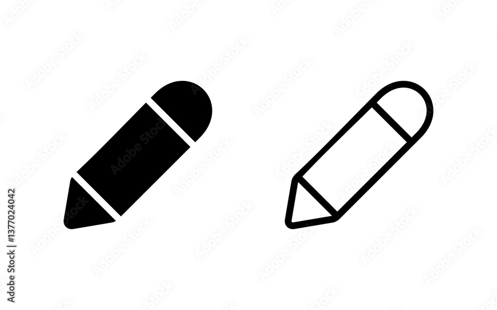 Pencil icon vector illustration. pen sign and symbol. edit icon vector Pencil icon vector illustration. pen sign and symbol. edit icon vector