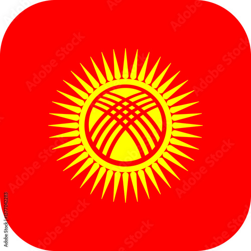 Kyrgyzstan Flag Icon