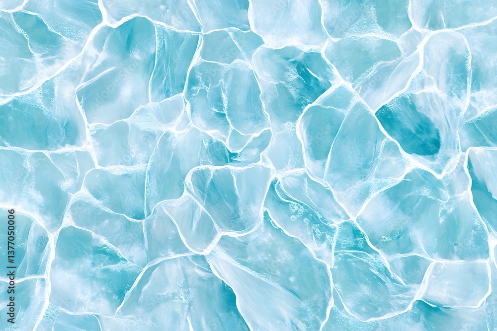 Obraz premium Transparent blue clear water surface texture with ripples splashes and bubbles Abstract summer banner background