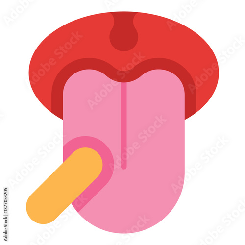 Tongue Depressor Flat Icon
