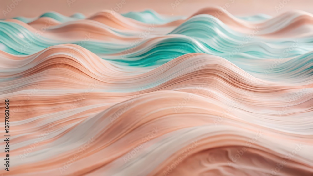 Obraz premium Abstract Wavy Texture Background