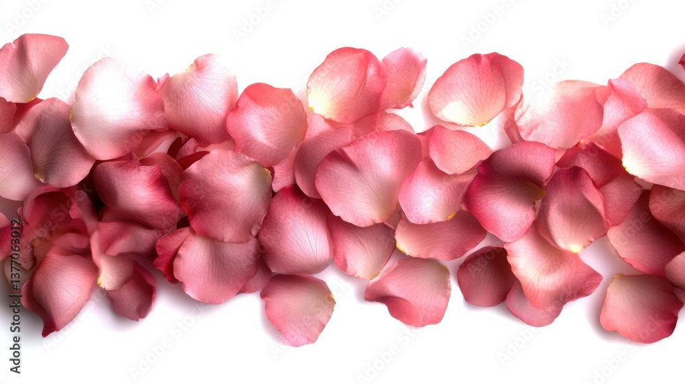 Fototapeta premium Delicate Rose Petals Arrangement