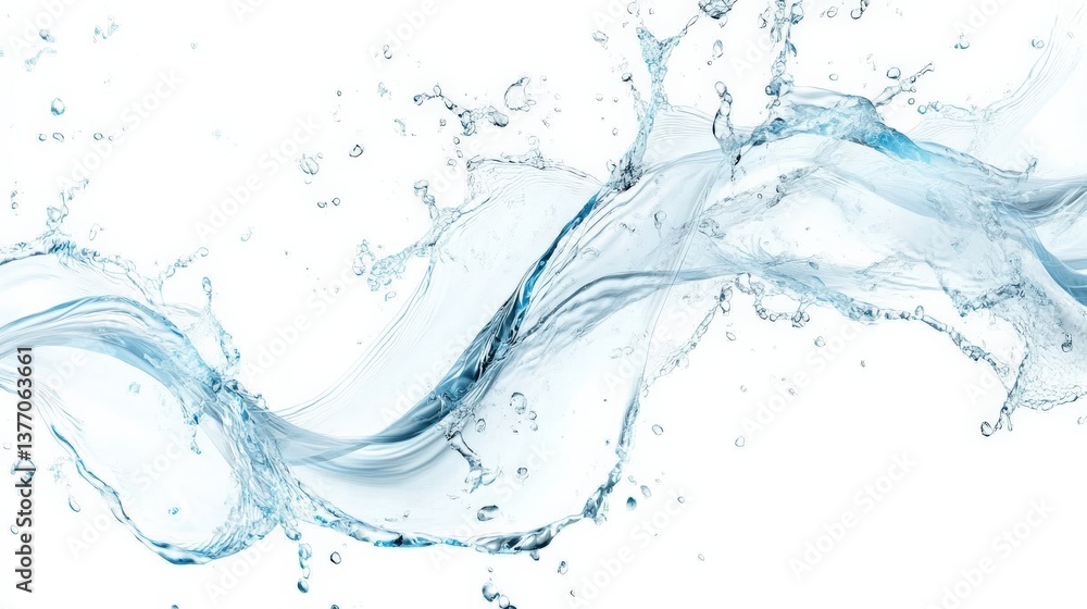 Abstract Water Splash Art Design Abstract Water Splash Art Design
